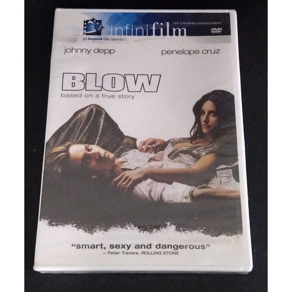 Blow DVD 2001 Johnny depp Penelope Cruz movie film George Jung  New